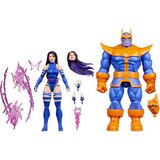 Marvel Legends Gamerverse Psylocke Vs Thanos Retro Video Game 2'li Aksiyon Figür Seti - Standart