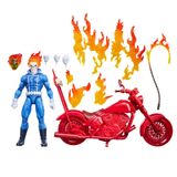 Marvel Legends Serisi Ghost Avenger Johnny Blaze Koleksiyon Figürü 15 cm Ölçekli Motosiklet Serisi Esinlenildi