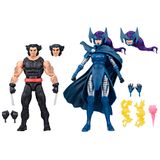 Marvel Legends Serisi Wolverine ve Psylocke, 50. Yıl Dönümü Çizgi Roman Koleksiyonluk 15,5 cm Aksiyon Figürü 2'li Paket