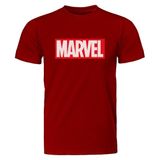 Marvel Logo Kırmızı Tişört