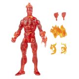 Marvel Marl Hasbro Legends Serisi Retro Fantastik Dörtlü İnsan Feneri 15, 24 cm Aksiyon Figürü Oyuncak, 5 Aksesuar Dahil, Marvel, Turuncu, Kırmızı, Standard