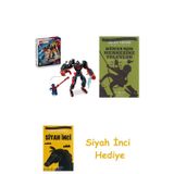 Marvel Miles Morales Robotu, Örümcek Ad + Dünyanın Merkezine Yolculuk + Siyah İnci Hediye