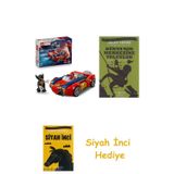 Marvel Örümcek Adam Arabası, Venomlaşmı + Dünyanın Merkezine Yolculuk + Siyah İnci Hediye