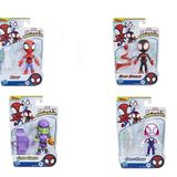 Marvel Örümcek Adam ve Harika Arkadaşları Figür Kahraman, 10cm Aksiyon Figür, 1 Aksesuar, 3 yaş ve üzeri