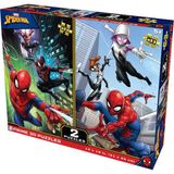 Marvel Spider-Man 200 Parça 2'li 3D Puzzle - Standart