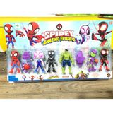 Marvel Spider-Man 6'lı Karakter Figür Oyuncak Spidey Amazing Friends Figür
