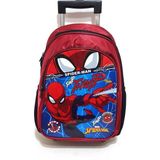 Marvel Spider-Man Çekçekli Okul Çantası - Hakan Çanta - Renk - Kırmızı