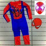 Marvel Spider-Man Işıklı Maskeli Marvel Spider-Man Kostümü Yeni Örümcek Adam Kostüm - 5 - 6 Yaş - Kırmızı