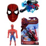Marvel Spider-Man Örümcek Adam Vantuz Ağ Ok Atan Fırlatıcı Işıklı Marvel Spider-Man Karakter Figür ve Maske - Renkli