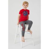 Marvel Spider-Man Ring Kırmızı Erkek Çocuk Kısa Kol Pijama Takım - 3 - 4 Yaş