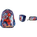 Marvel Spider-Man Trio Crime Fighter Ilkokul Çantası (3 Parça Set)