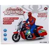 Marvel Spider-Man Ultimate Marvel Spider-Man Motosikletli Örümcek Adam Işıklı Sesli - Renkli