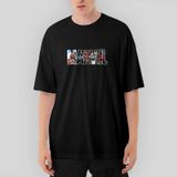 Marvel Spiderman İn Post Oversize Siyah Tişört