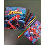 Marvel Spiderman Lisanslı Çıkartma - Boyama -Bulmaca Set (2 Parça) 48 Sayfa Boyama + 24 Sayfa Not Defteri