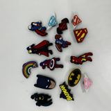 Marvel (spiderman,captain america ,batman,ironman) Crocs terlik süsü 15 li