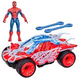 Marvel Studios Spider-Man: Yepyeni Bir Gün ActionVerse Stretch & Blast Buggy, 11,4 cm Aksiyon Figürü ve Araç Oyun Seti, Süper Kahraman Oyuncakları, 4 Yaş ve Üzeri