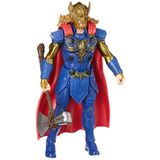 Marvel Studios' Thor: Love and Thunder Thor Oyuncak, 15 cm - Aksiyon Özellikli Deluxe Aksiyon Figürü, 4 Yaş ve Üzeri Çocuklar İçin Oyuncaklar