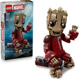 Marvel Yağmacı Tulumlu Groot 76341-10 Yaş ve Üzeri Çocuklar Için 3 LEGO Minifigürü, 2 Mermi Atıcı, 4 Eklemli Dokunaç ve 2 Askı Içeren Yaratıcı Oyuncak Yapım Seti, Hediye Fikri (604 Parça)