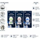 Marvielle 12 Adet Musluk Ucu Filtresi Pervaneli 360° 16-19 mm - Banyo Düzenleyici - Çok Renkli