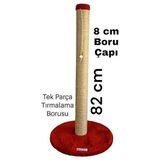 Marvielle 82 cm Uzun Boy Yuvarlak Taban Kedi Tırmalama Tahtası - Geniş ve Stabil Tasa - Kedi Tırmalaması