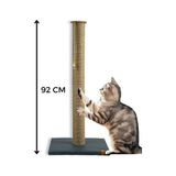 Marvielle 90 cm Uzun Kedi Tırmalama Tahtası ve Catnipli Minderli Tasarım - Kedi Tırmalaması