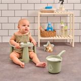 Marvielle Bebek Banyo Oturağı ve Mama Sandaleyi - Vakum Taban Mama Oturağı,vakumlu Be - Bebek Banyo Aksesuarı - Yeşil