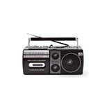 Marvielle Bluetooth ve USB Özellikli Siyah Kaset Çalar ile Retro Müzik Deneyimi - Nostaljik Radyo