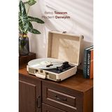 Marvielle Dahili Hoparlörlü Pikap ve Müzik Kutusu ile Vintage Ses Deneyimi - Pikap & Gramofon