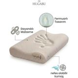 Marvielle Ergonomik Visco Hafızalı Boyun Destek Yastığı - Yastık - Ekru