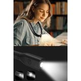 Marvielle Esnek Boyuna Asılan LED Kitap Okuma Işığı - 3 Renkli ve Ayarlanabilir - Masa ve Gece Lambası