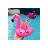 Marvielle Flamingo Şişme Bardak Tutucu - Havuz ve Deniz Keyfi Için Eğlenceli Aksesuar - Dalış Aksesuarı