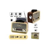 Marvielle Güneş Enerjili Çok Fonksiyonlu Retro Radyo ile Çevre Dostu Kullanım - Nostaljik Radyo