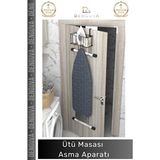 Marvielle Kapı Arkası Organizer, Metal Raf Sistemi, Düzenli ve Yer Tasarruflu - Ütü Masası ve Aksesuarı