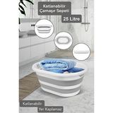 Marvielle Katlanabilir Yeni Nesil Akordiyon ÇAMAŞIR,5X39X25,5CM - Çamaşır Sepeti