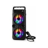 Marvielle Mikrofonlu LED Işıklı Bluetooth Karaoke Hoparlör, Yüksek Ses Gücü - Bluetooth Hoparlör