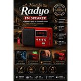 Marvielle Mini Dijital Ekranlı Bluetooth Radyo ve Hoparlör - Nostaljik Radyo