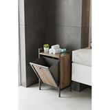 Marvielle Modern Metal Ayaklı Kapaklı , Banyo ve Oturma Odası Için - Çamaşır Sepeti