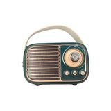 Marvielle Parlak Kaplamalı Retro Radyo ile Vintage Atmosfer - Nostaljik Radyo