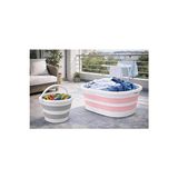 Marvielle Set Içeriğinde Katlanır ve Oval Kova, 25 Lt - Çamaşır Sepeti