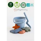 Marvielle Silikon Çocuk Kova Seti - Banyo ve Plaj Oyunları Için Doğal Malzeme - Plaj Oyuncakları
