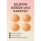 Marvielle Ten Rengi Silikon Göğüs Pedi, Uygun ve Gizli Destek - Göğüs Pedi ve Koruyucu