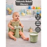 Marvielle Vakumlu Bebek Banyo&mama Oturağı - Bebek Banyo Aksesuarı - Yeşil