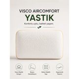 Marvielle Visco Tombul Boyun Destekli 60X40X15 cm Ekru - Yastık