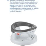 Marvielle Yandan Açılır Banyo & Mama Oturağı Antrasit - Bebek Banyo Aksesuarı - Gri