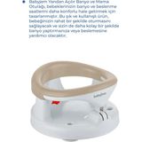 Marvielle Yandan Açılır Banyo & Mama Oturağı Taş - Bebek Banyo Aksesuarı - Gri
