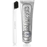 Marvis 85 ml Whitening Mint Beyazlatıcı Diş Macunu ve Marvis White Soft Diş Fırçası