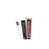 Marvis Cinnamon Mint Tarçınlı Diş Macunu 85 ML + Diş Fırçası 2 Li Bakım Seti