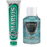 Marvis Classic Strong Mint Diş Macunu 85 ml + Anise Mint Ağız Gargarası Anason 120 ml