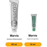 Marvis Smokers Whitening Mint 85 ml + 10 ml Classic Strong Mint Diş Macunu