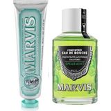 Marvis Spearmint Ağız Gargarası Nane 120 ml + Anise Mint Anasonlu Diş Macunu 85 ml